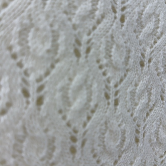 Ship’n shore vintage open cable knit turtleneck ivory sweater S/M - Picture 9 of 9